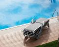 Алюминиевый шезлонг для бассейна, пляжа, террасы SPA