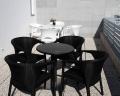 Плетеный уличный стул для кафе или сада ROMA